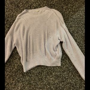 fall sweater, purple, size small, garage, new